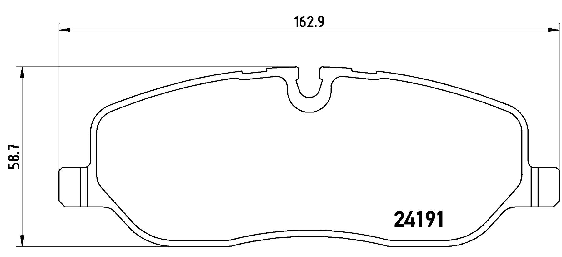 Land Rover Brakes Kit - Pads Front (Low-Metallic) - Brembo P44014